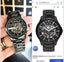 Arman i Exchange Hampton Skeleton Automatic Black Silver