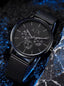 Arman i Exchange Chronograph Black Mesh Strap