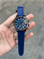 Fossi l Bannon Multifunction Blue Silicon