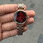 Emporio Arman i Women s Rose Gold Red Dial