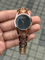 Calvin Klei n Women s Rose Gold Black Dial