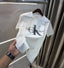 Calvin Klein White Logo Work Premium T-Shirt