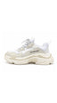 Balenciaga_Triple S Cream White Shoes