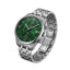 Tisso t Chemin Des Tourelles Silver Green Chronograph Watch