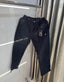 Ralph Lauren Navy Blue Premium Linen Trouser
