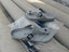 BIRKENSTOCK GIZEH EVA GREY WITH SOLE BRANDING