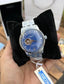 Seik o Presage Silver Blue Premium Automatic Watch