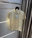 Zar a Cream Imported Knitted Polo T-Shirt With Box