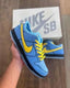 nikee powerpuff x sb dunk low bubbles blue