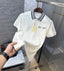 Gant Cream Logo Work Premium Polo T-shirt