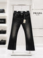 Prad a Milano Carbon Shade Imported Denim
