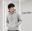 Calvin Klei n Grey Embroidery Logo Premium Hoodie