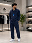 Adida s Navy Blue Logo Work Premium Tracksuit