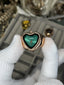 Fossi l Rose Gold Green Ring Analog Ladies Watch