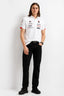Ralp h Lauren White Embroidery Logo Premium Classic Polo T-Shirt