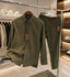 Loro Piana Olive Green Italian Imported Combo