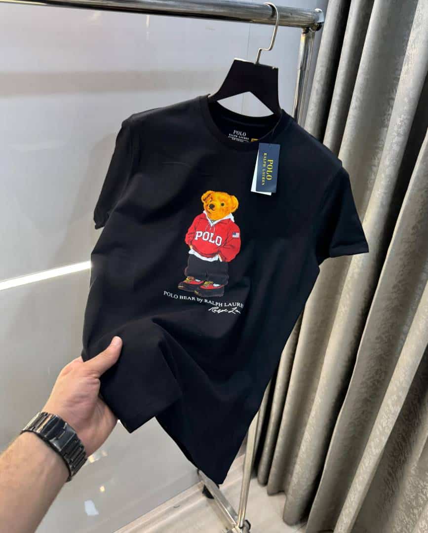 Ralph Laure n Black New Teddy Logo Premium T-Shirt