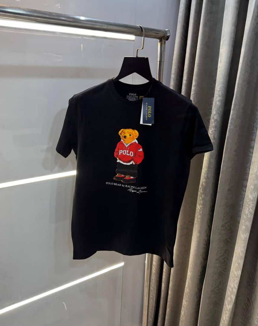 Ralph Laure n Black New Teddy Logo Premium T-Shirt