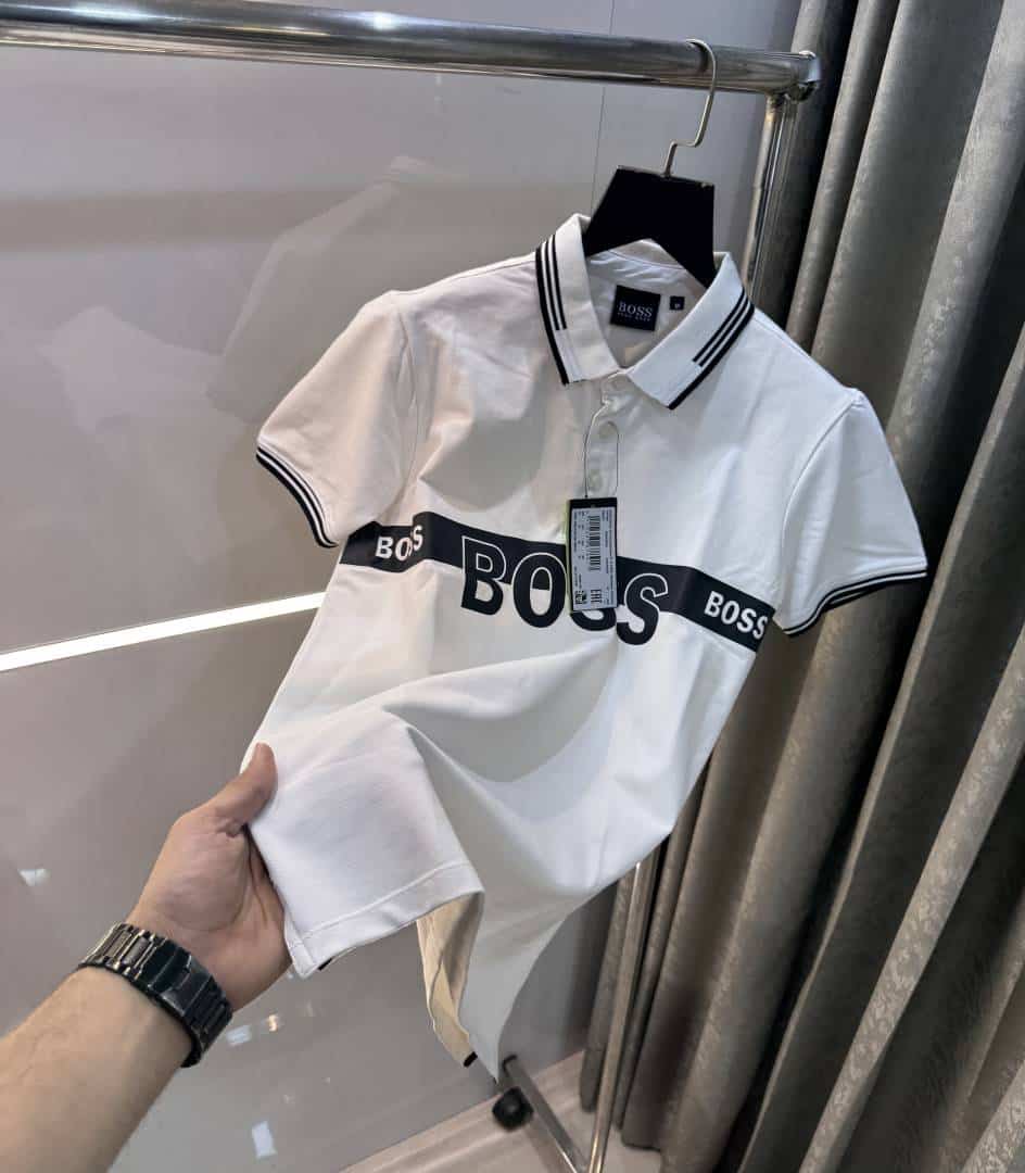 Hugo bos sWhite Classic Premium Polo T-Shirt Secondary image