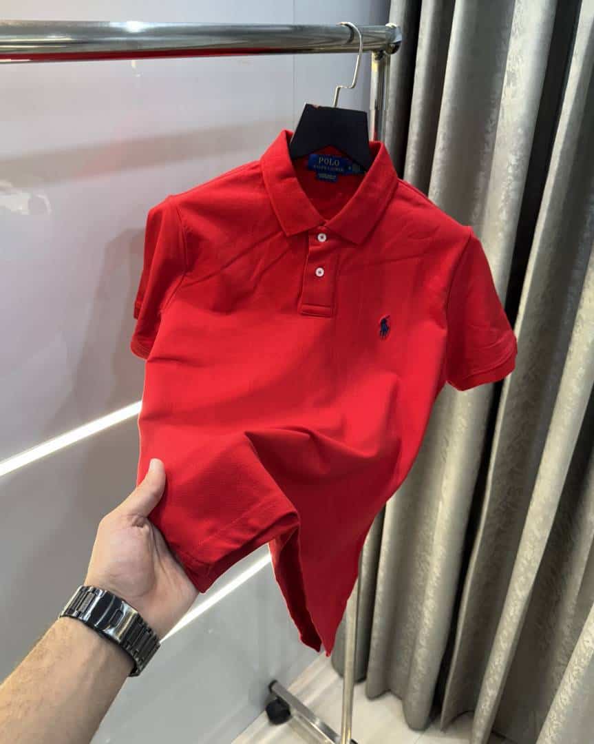Ralp h lauren Red Embroidery Logo Classic Polo T-Shirt Secondary image