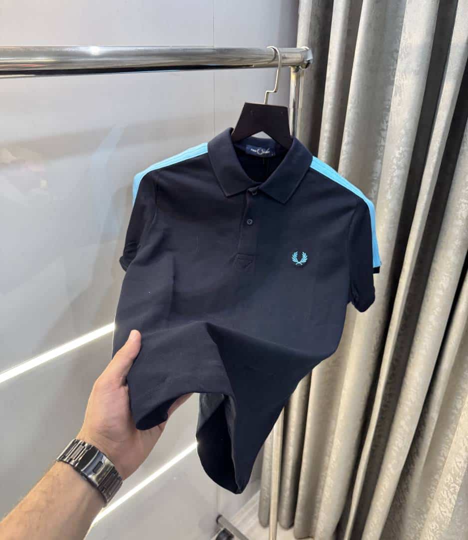 Fredperry Navy Blue Premium Classic Polo T-Shirt Main image