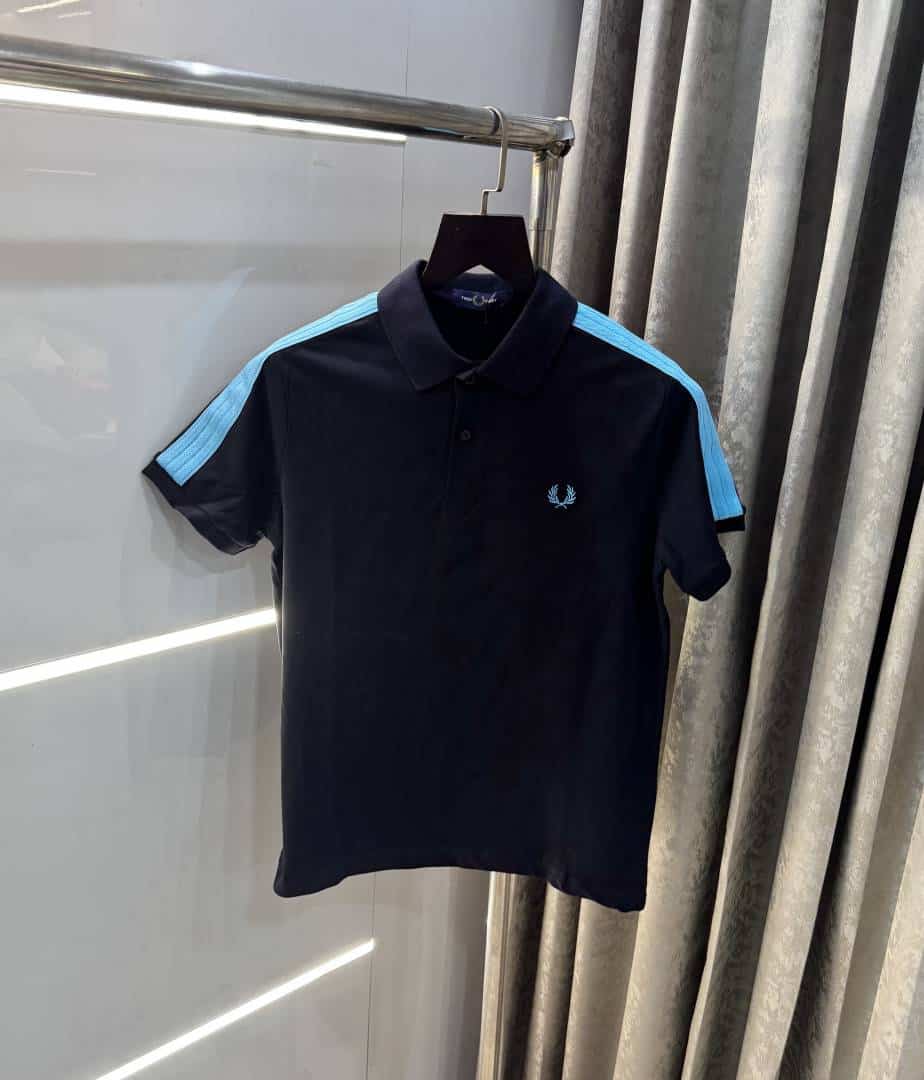 Fredperry Navy Blue Premium Classic Polo T-Shirt Secondary image