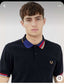 Fredperry Black Embroidery Logo Premium Polo T-Shirt
