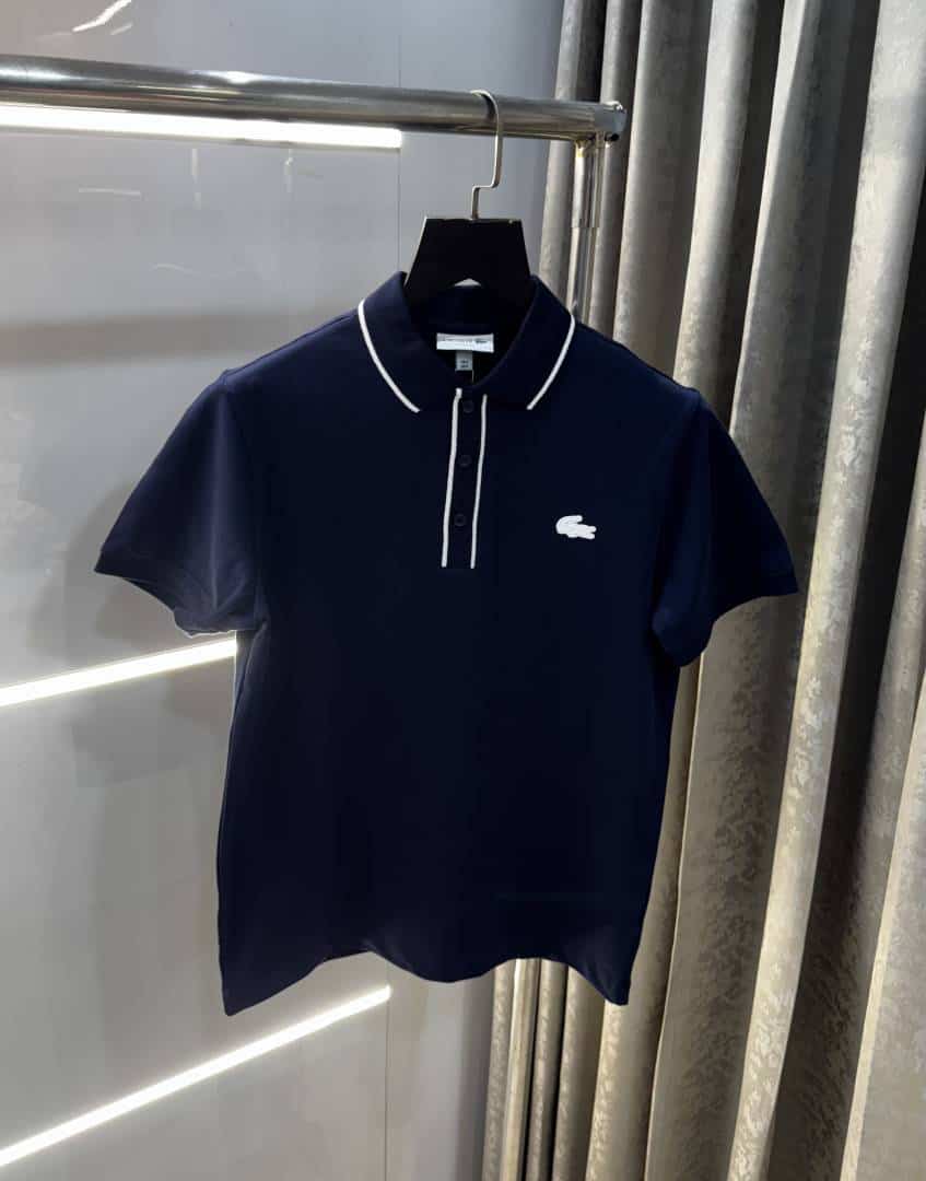 Lacost e Navy Blue Logo Work Premium Polo T-Shirt Secondary image