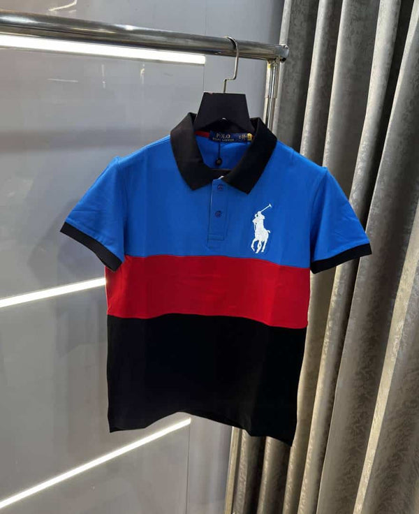 Ralph Laure n Blue Embroidery Logo Premium Polo T-Shirt