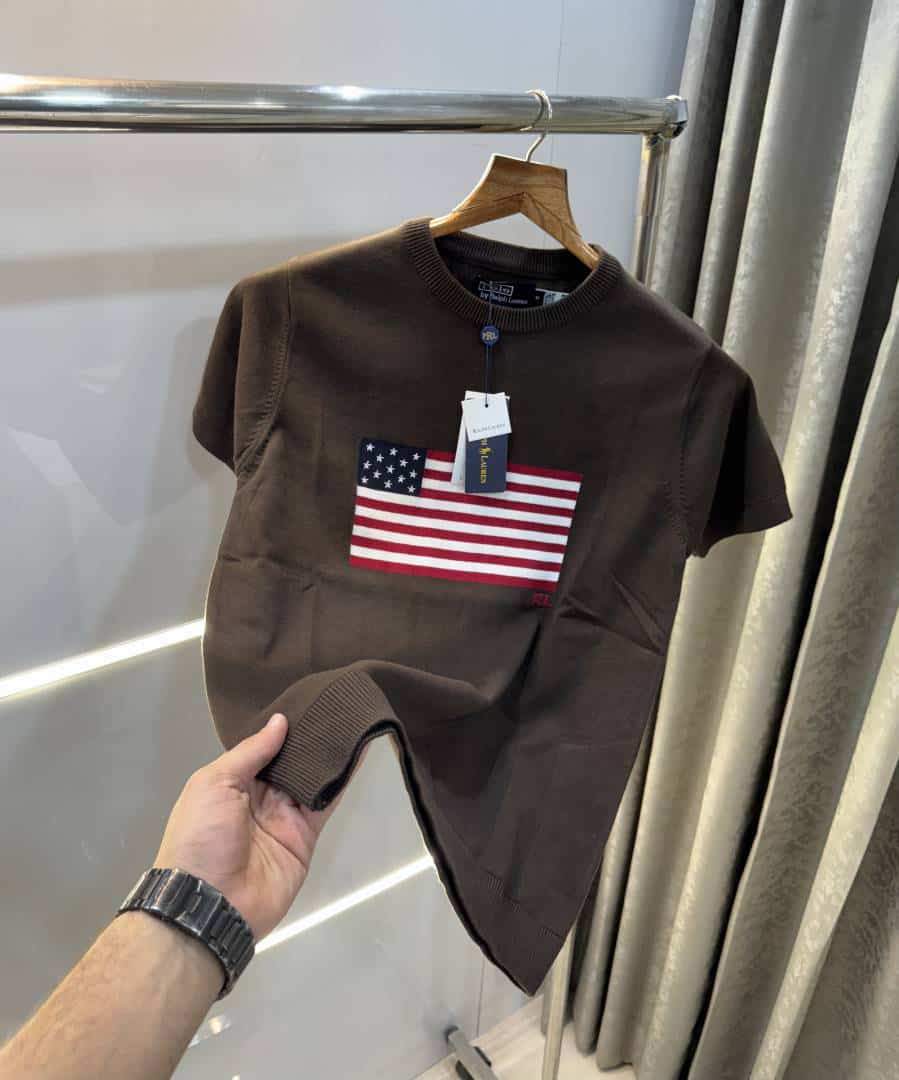 Ralph Laure n Brown Premium Knitted T-Shirt Main image