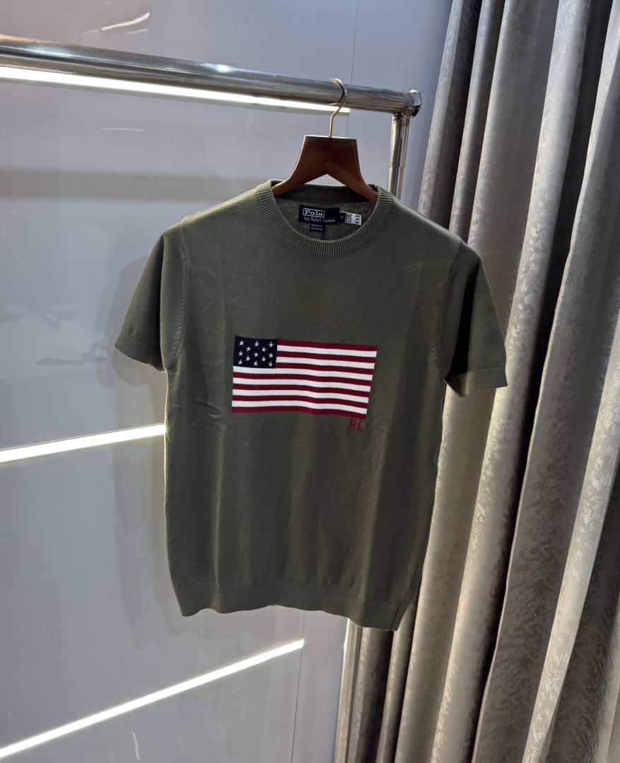 Ralph Laure n Olive Premium Knitted T-Shirt Secondary image