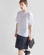 Prad a Milano White Logo Print Imported T-Shirt