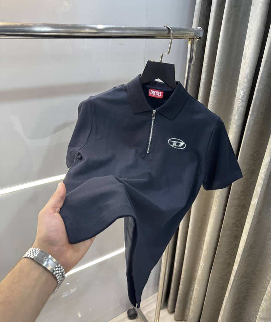 Diese l Navy Blue Logo Work Imported Polo T-Shirt Main image
