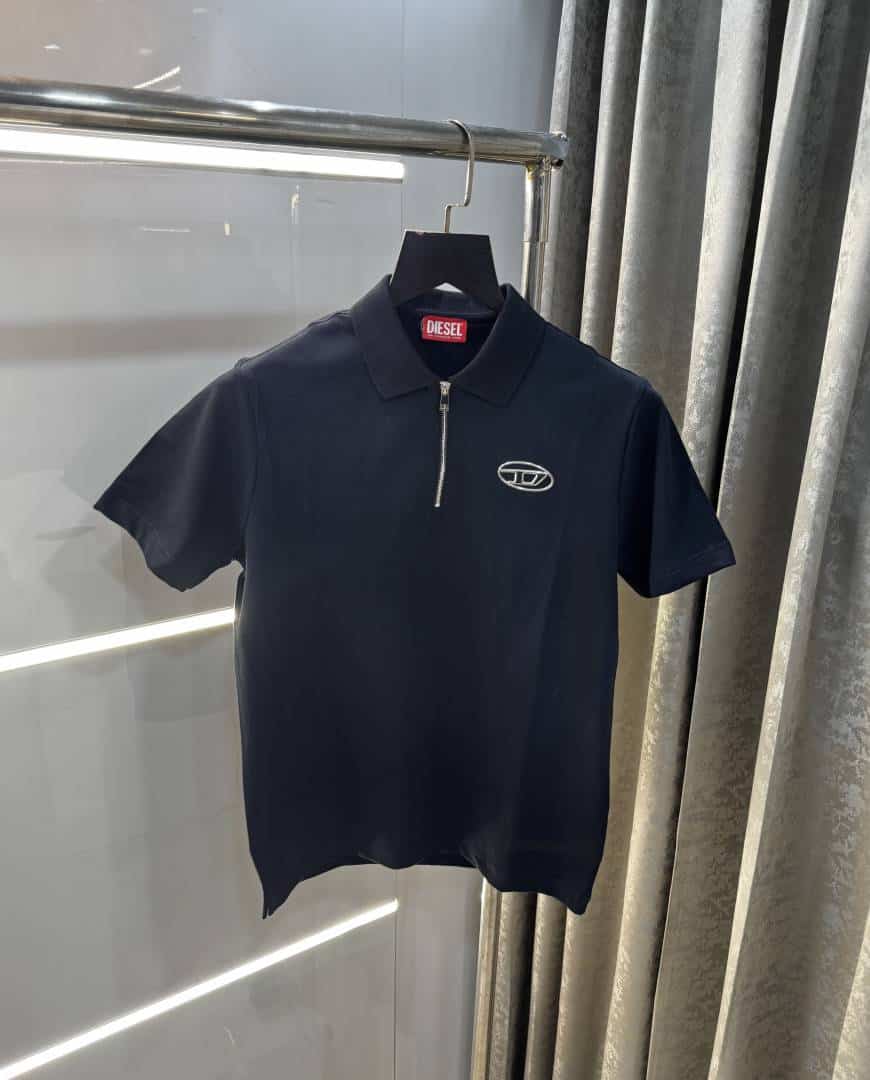 Diese l Navy Blue Logo Work Imported Polo T-Shirt Secondary image