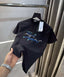 Karl Lagerfeld Black Logo Print Imported T-Shirt
