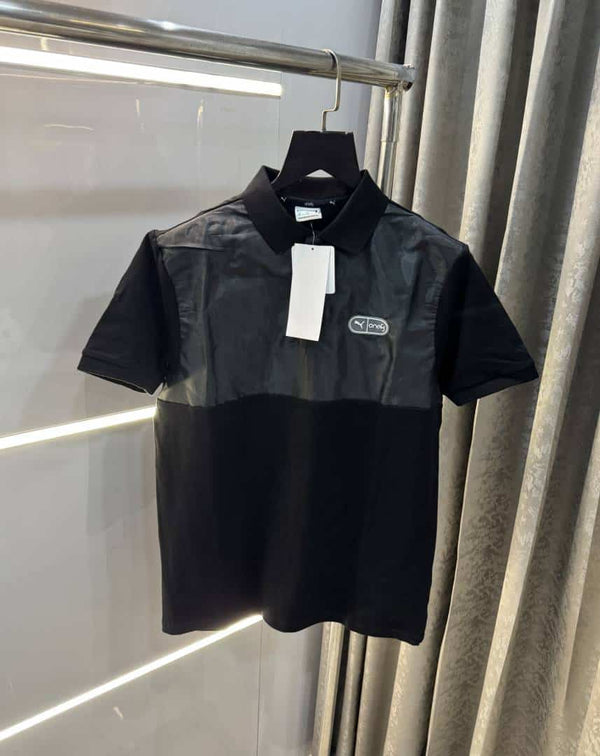 Pum a Black Premium Polo T-Shirt