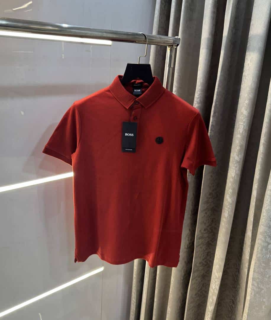 Hugo bos s Rust Premium Polo T-Shirt
