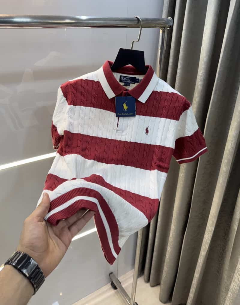 r@LPh 14U...Ren Rust 5tr...IPes Premium Knitted Polo T-Shirt Main image