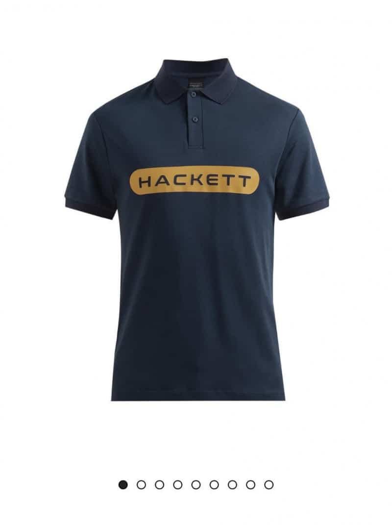 Hacke t Navy Blue Premium Classic Polo T-Shirt 002 Main image