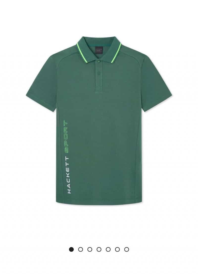 Hacket Sport English Green Premium Classic Polo T-Shirt 001