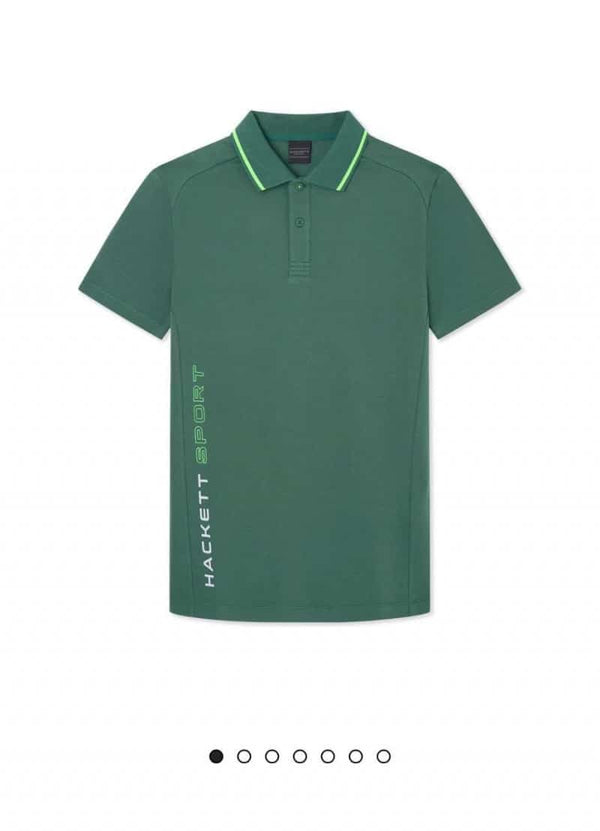 Hacket Sport English Green Premium Classic Polo T-Shirt 001