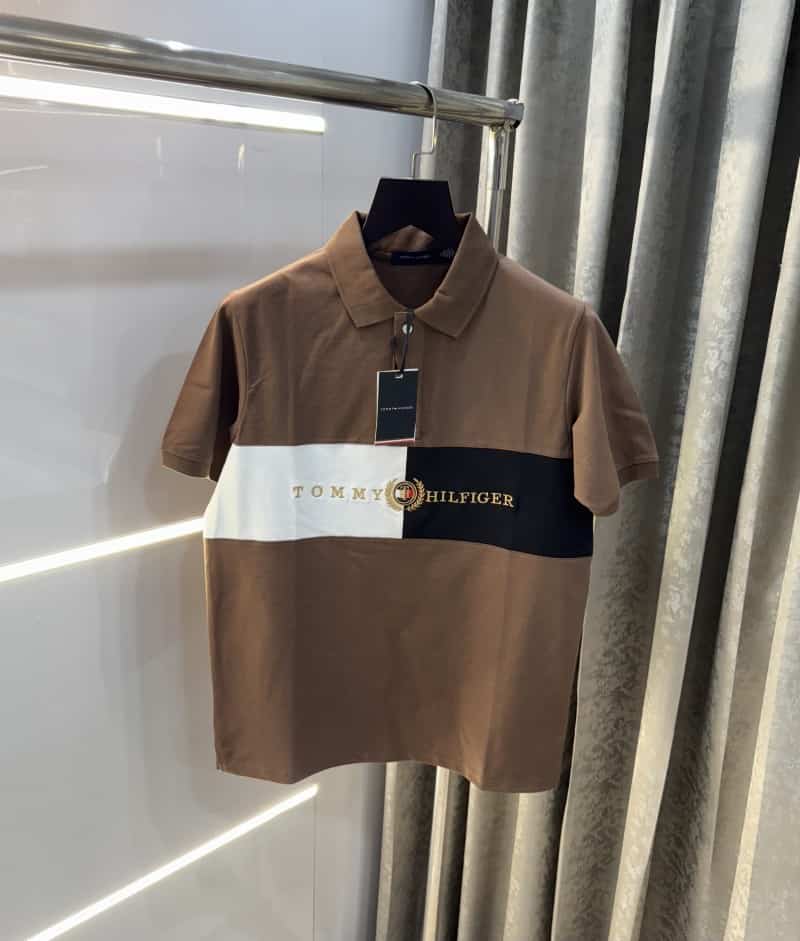Tomm y Hilfiger Brown Embroidery Logo Premium Polo T-Shirt Secondary image