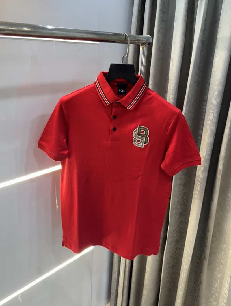 Hug o 60Ss Red Logo Work Premium Polo T-Shirt Secondary image