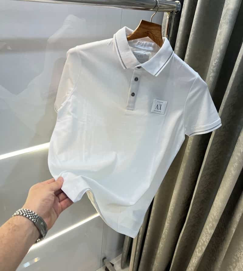 Arman i Exchang a White Patch Logo Premium Polo T-Shirt Secondary image