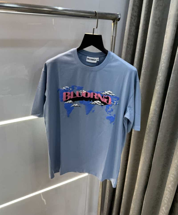Bluorang Blue Imported Oversized T-Shirt