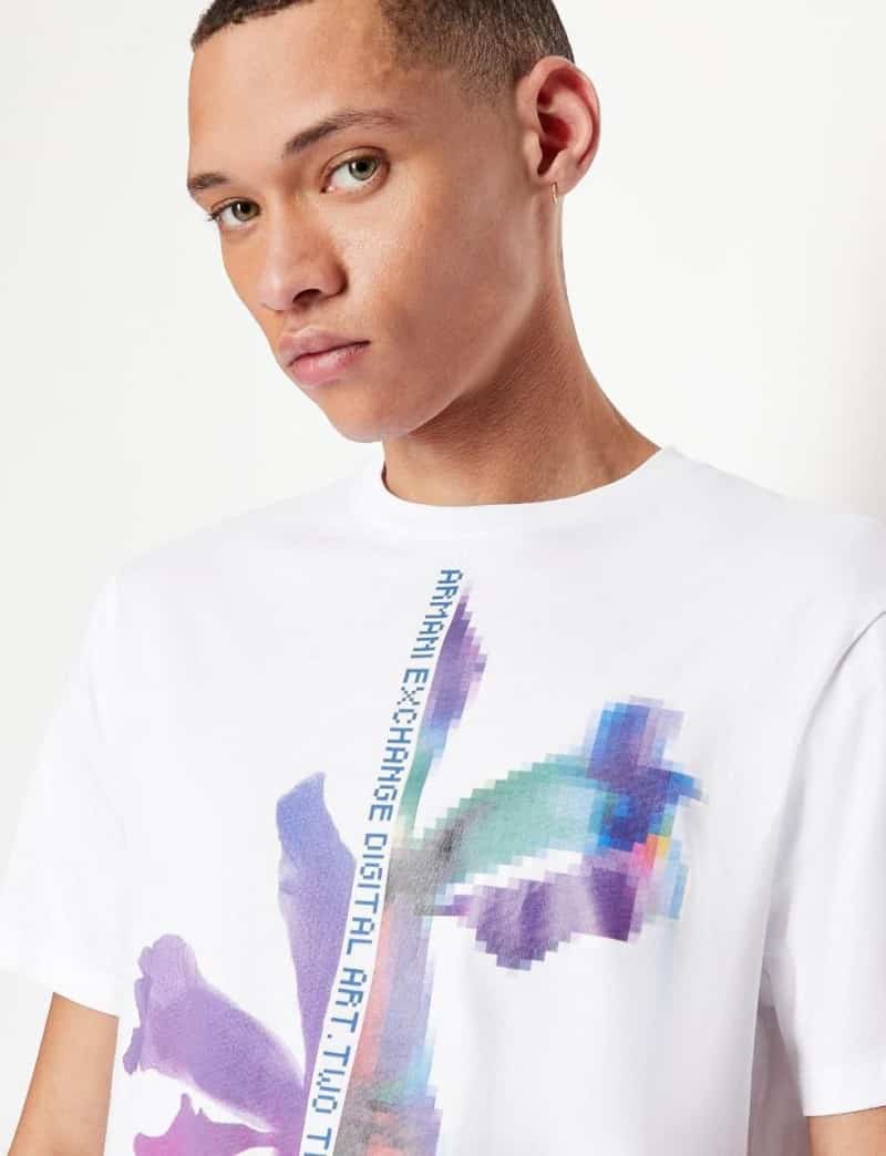 Arman i Ex!change White Logo Print Premium T-Shirt Main image