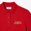 Lacost e Red Embroidery Logo Premium Classic Polo T-Shirt