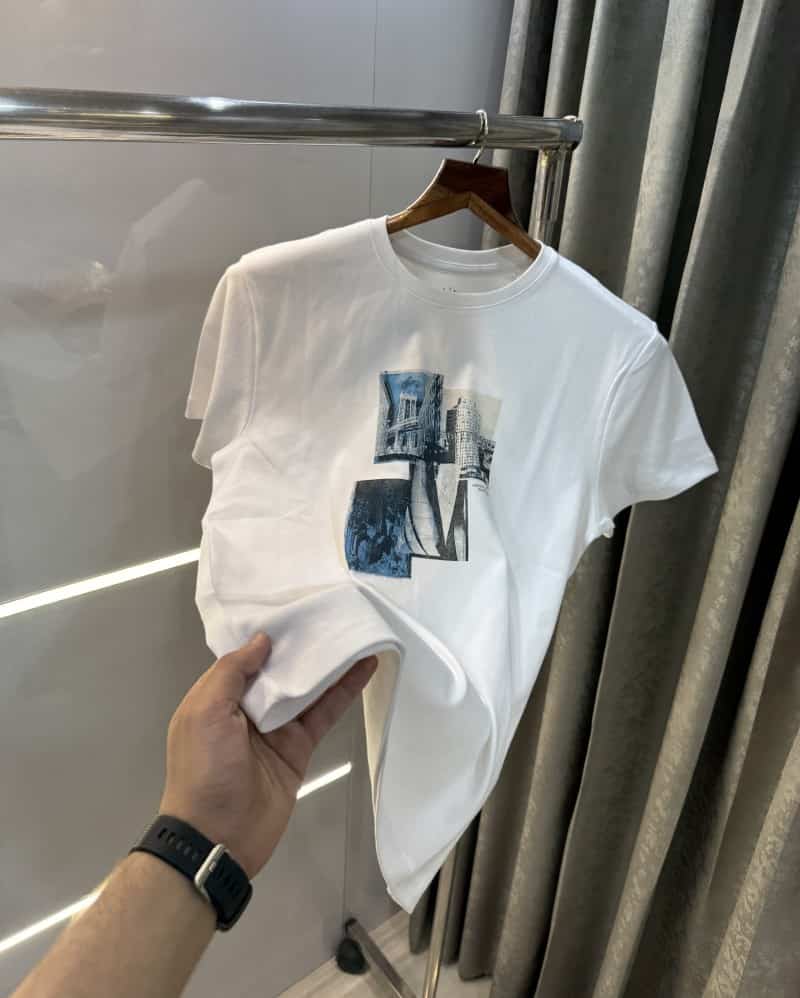 Arman i Exchange White Logo Print Premium T-Shirt Secondary image