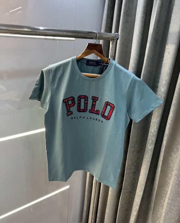 Ralph Lauran Green Embroidery Logo Premium T-Shirt