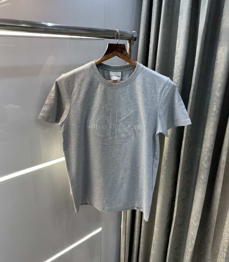 Calvin  Klein Grey Embroidery Logo Premium T-Shirt Secondary image